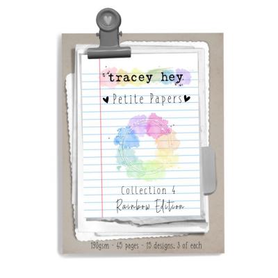 Tracey Hey Petite Papers Collection - Rainbow Edition